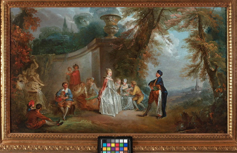 Dança Veneziana (Festas Venezianas) - Antoine Watteau