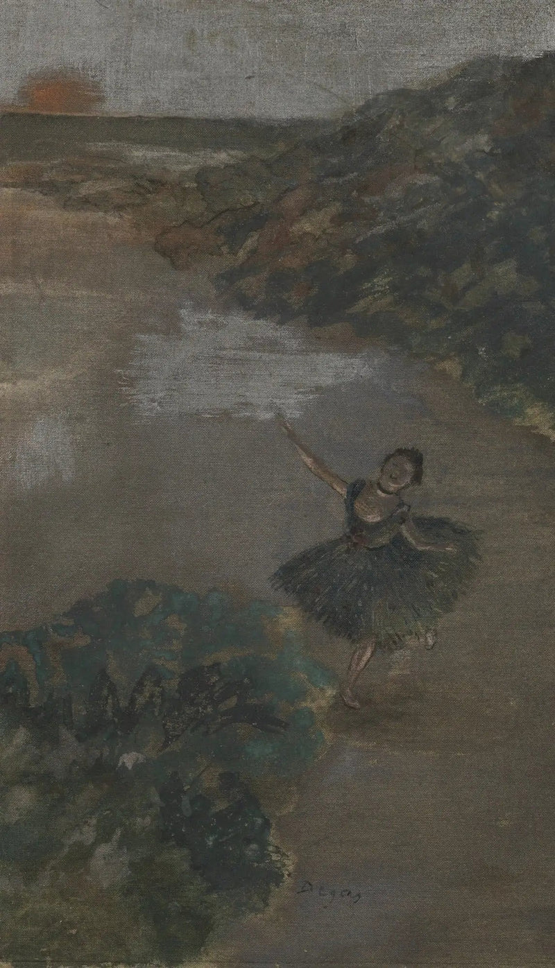 Dançarino no palco - Edgar Degas