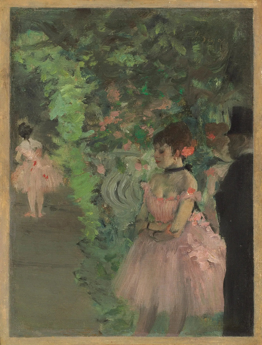 Dançarinos nos bastidores - Edgar Degas