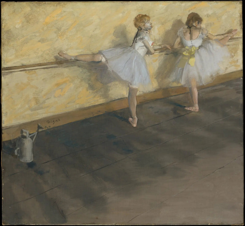 Dançarinas na barra - Edgar Degas