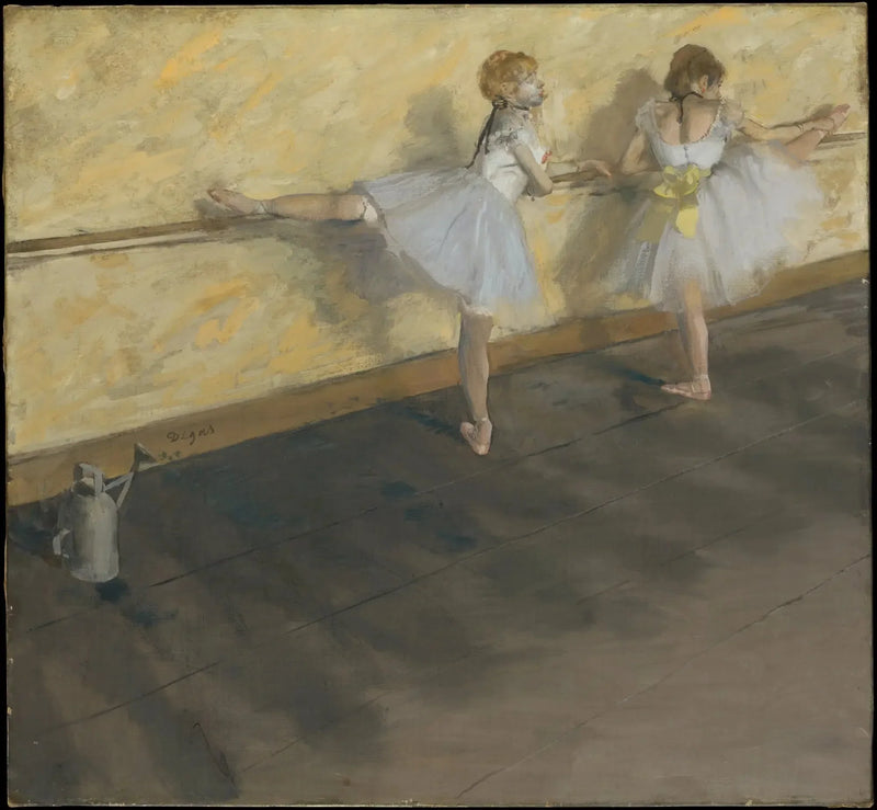 Dançarinas na barra - Edgar Degas