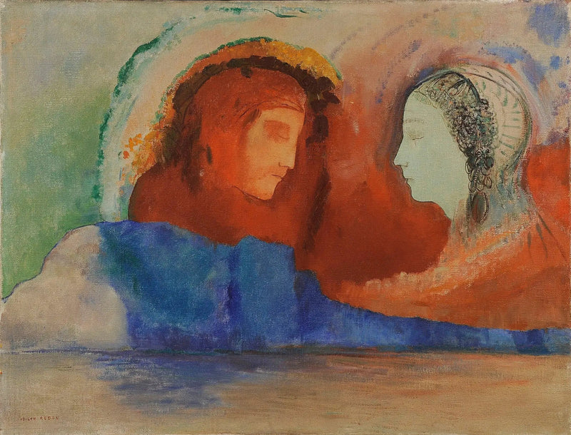 Dante e Beatriz - Odilon Redon