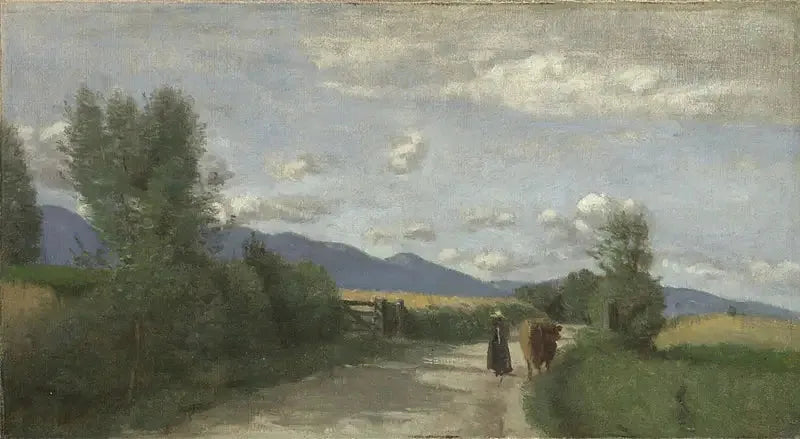 Dardagny, manhã - Jean-Baptiste Camille Corot