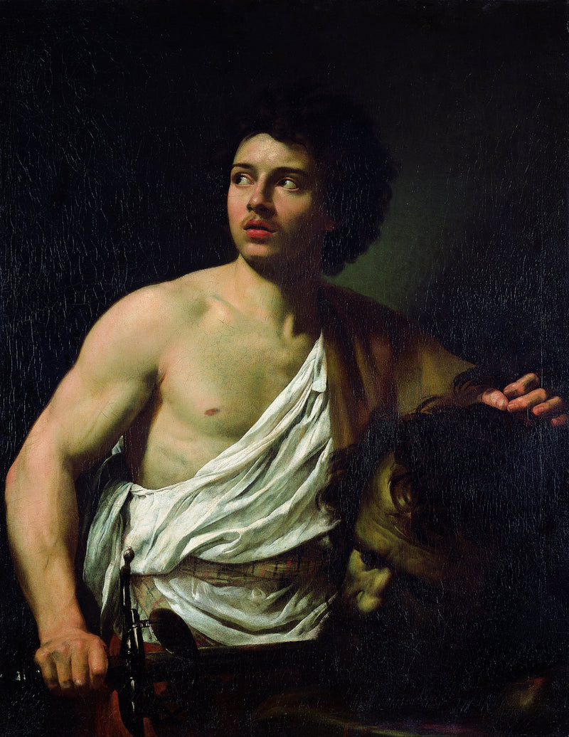 David com a cabeça de Golias - Simon Vouet