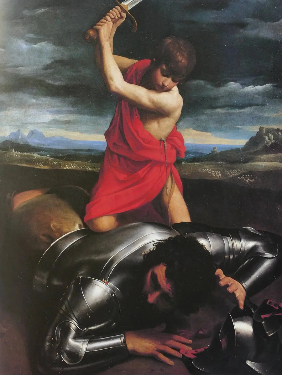 David decapitando Golias - Guido Reni