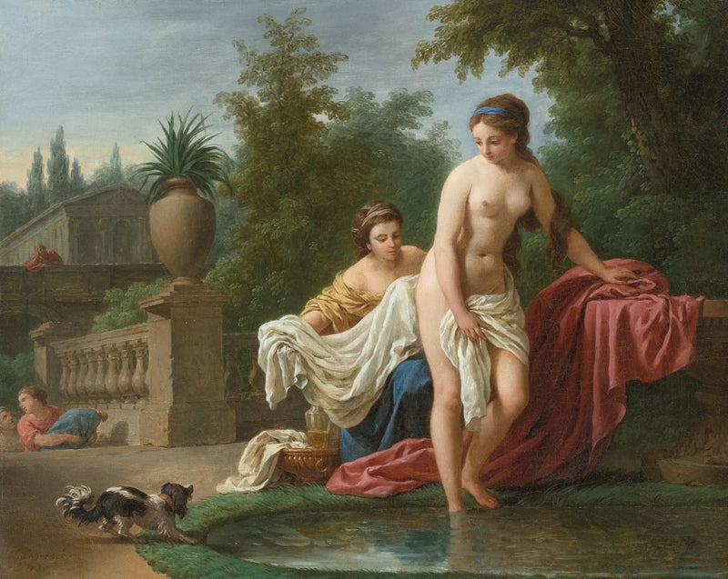 Davi e Betsabé - Louis Jean François Lagrenée