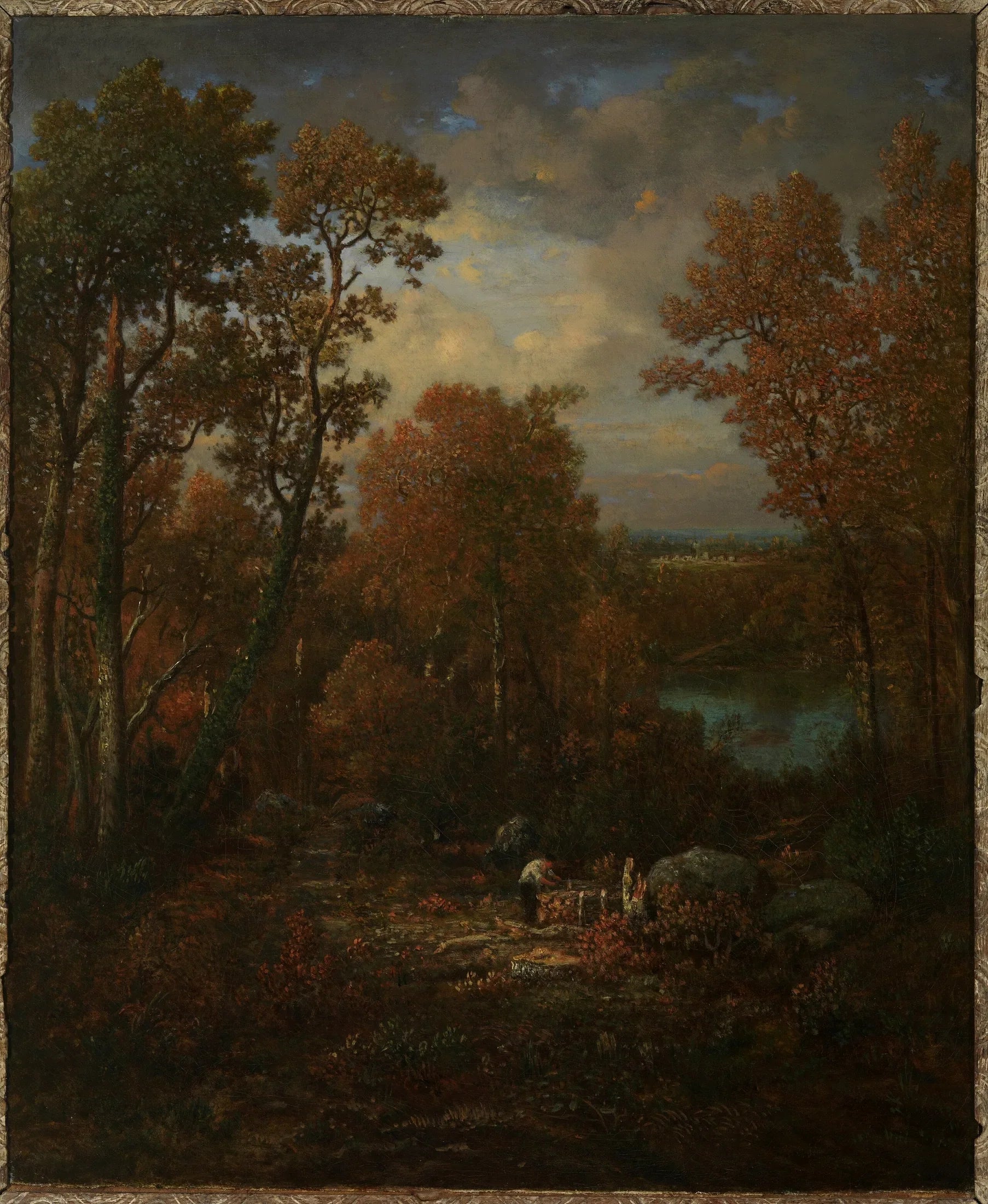 De houthakker (Le bûcheron). - Théodore Rousseau image 1 reproduction d’œuvre d’art à l’huile