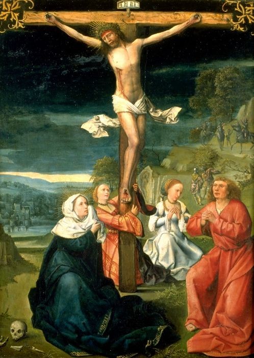 De kruisiging - Bernard van Orley image 1 reproduction d’œuvre d’art à l’huile