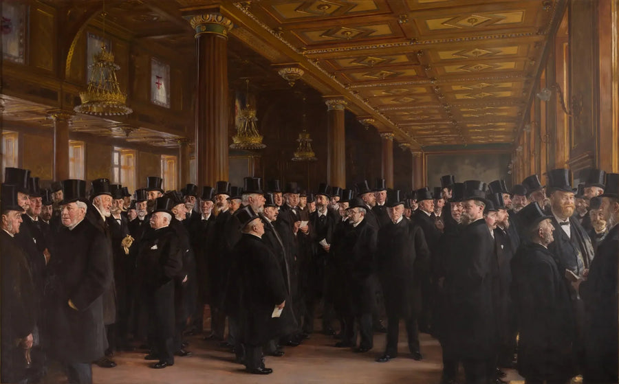 Da Bolsa de Copenhague - Peder Severin Krøyer