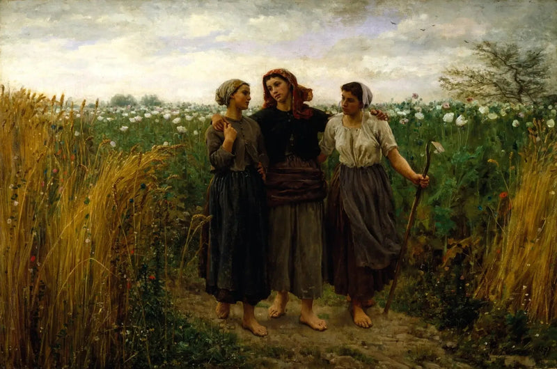 De volta aos campos - Jules Breton