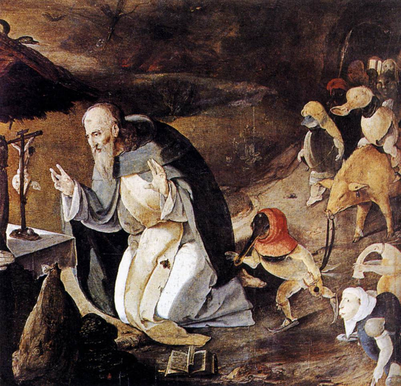 De verzoeking van de H. Antonius - Lucas van Leyden