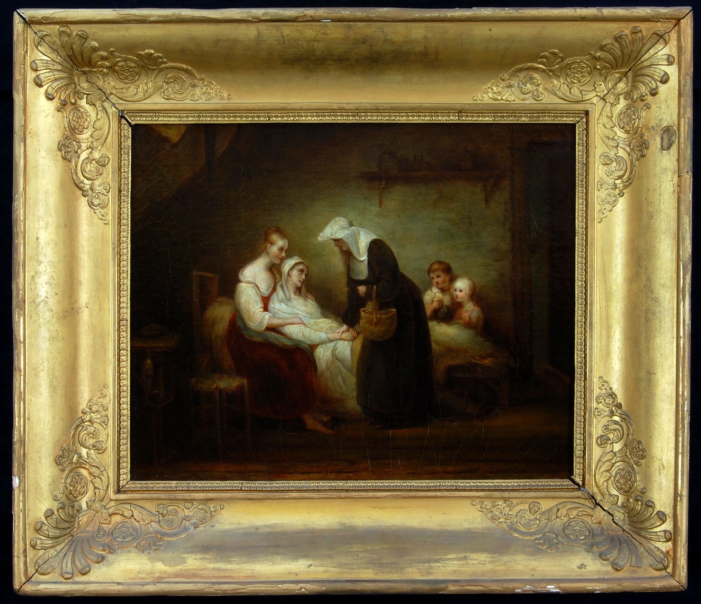 De zuster van Barmhartigheid - Ary Scheffer image 1 reproduction d’œuvre d’art à l’huile
