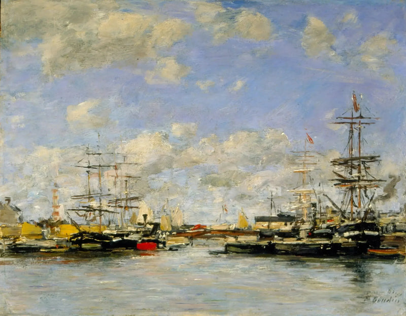 Deauville - A enseada - Eugène Boudin