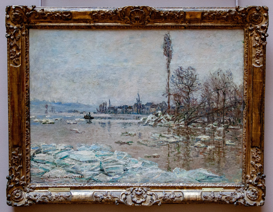 O desastre em Vétheuil, vista de Lavacourt W561 - Claude Monet