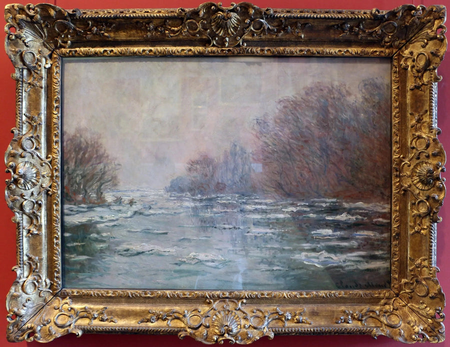 O desastre perto de Vétheuil W572 - Claude Monet
