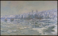 O desastre ou os cubos de gelo W565 - Claude Monet