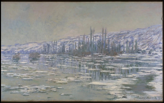 O desastre ou os cubos de gelo W565 - Claude Monet
