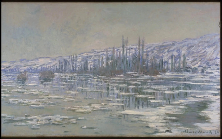 O desastre ou os cubos de gelo W565 - Claude Monet