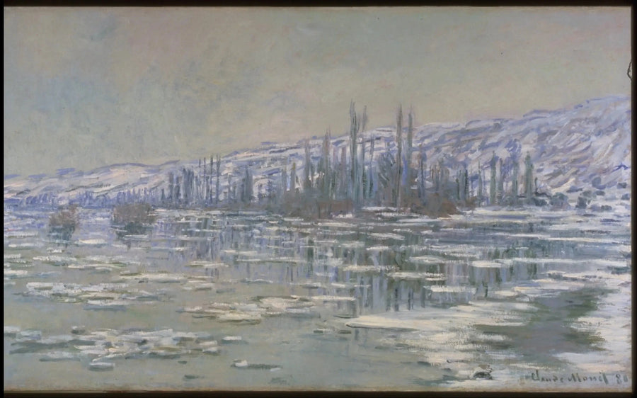 O desastre ou os cubos de gelo W565 - Claude Monet