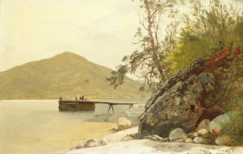 Desembarque em Sabbath Day Point - John Frederick Kensett