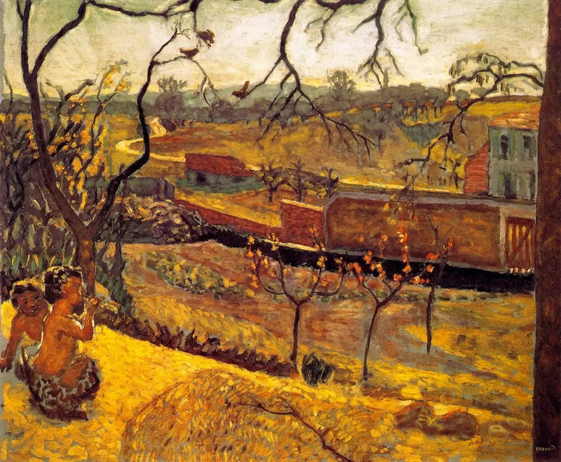 Início da primavera. Pequenos faunos - Pierre Bonnard