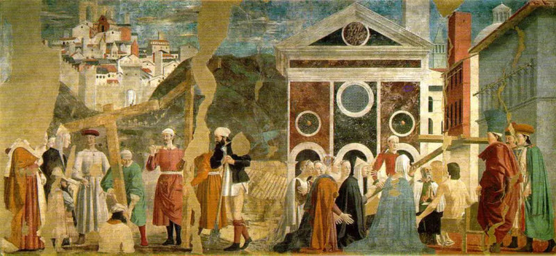 Descoberta e prova da Verdadeira Cruz - Piero della Francesca