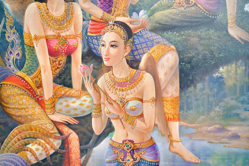 Deusa Kinnaree  | 170 x 120 cm