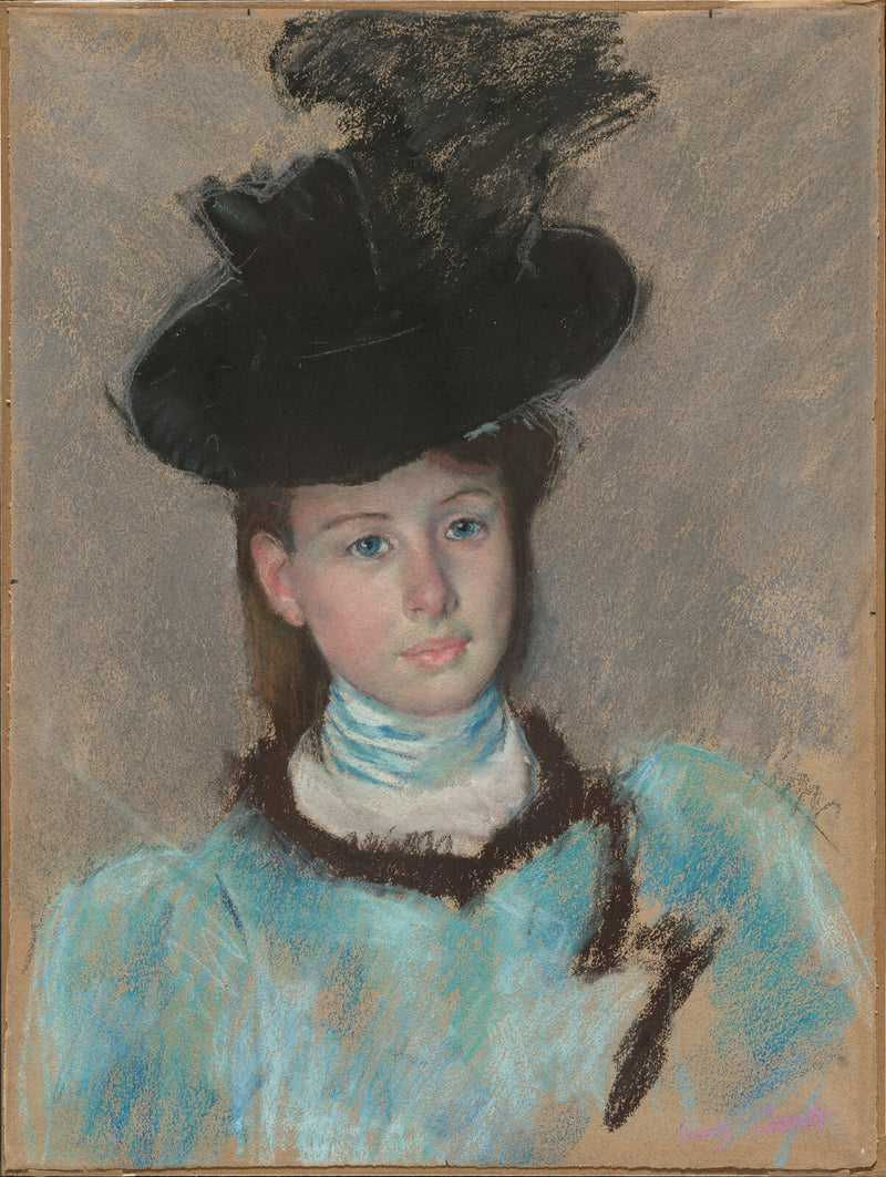 The Black Hat - Mary Cassatt