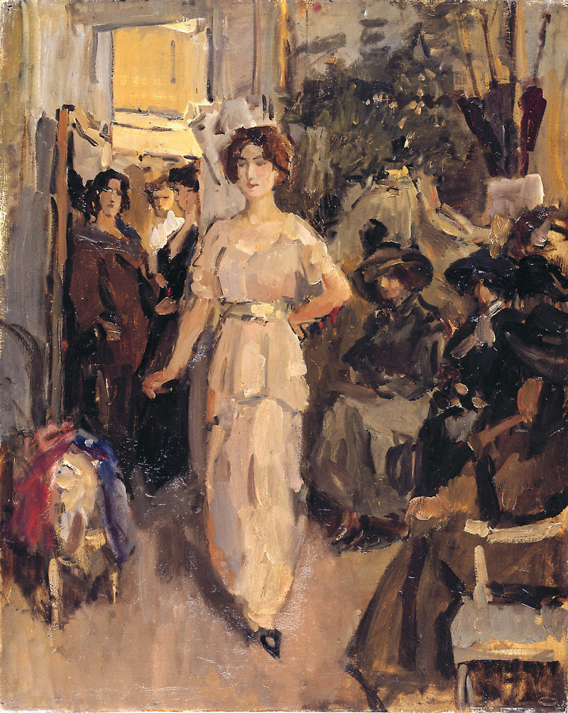 Desfile de moda na Hirsch - Isaac Israëls