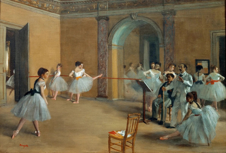 O Foyer da Dança na Ópera da Rua Le Peletier - Edgar Degas