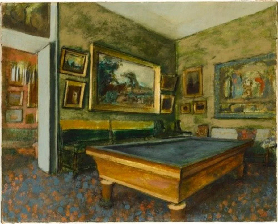 Sala de bilhar - Edgar Degas