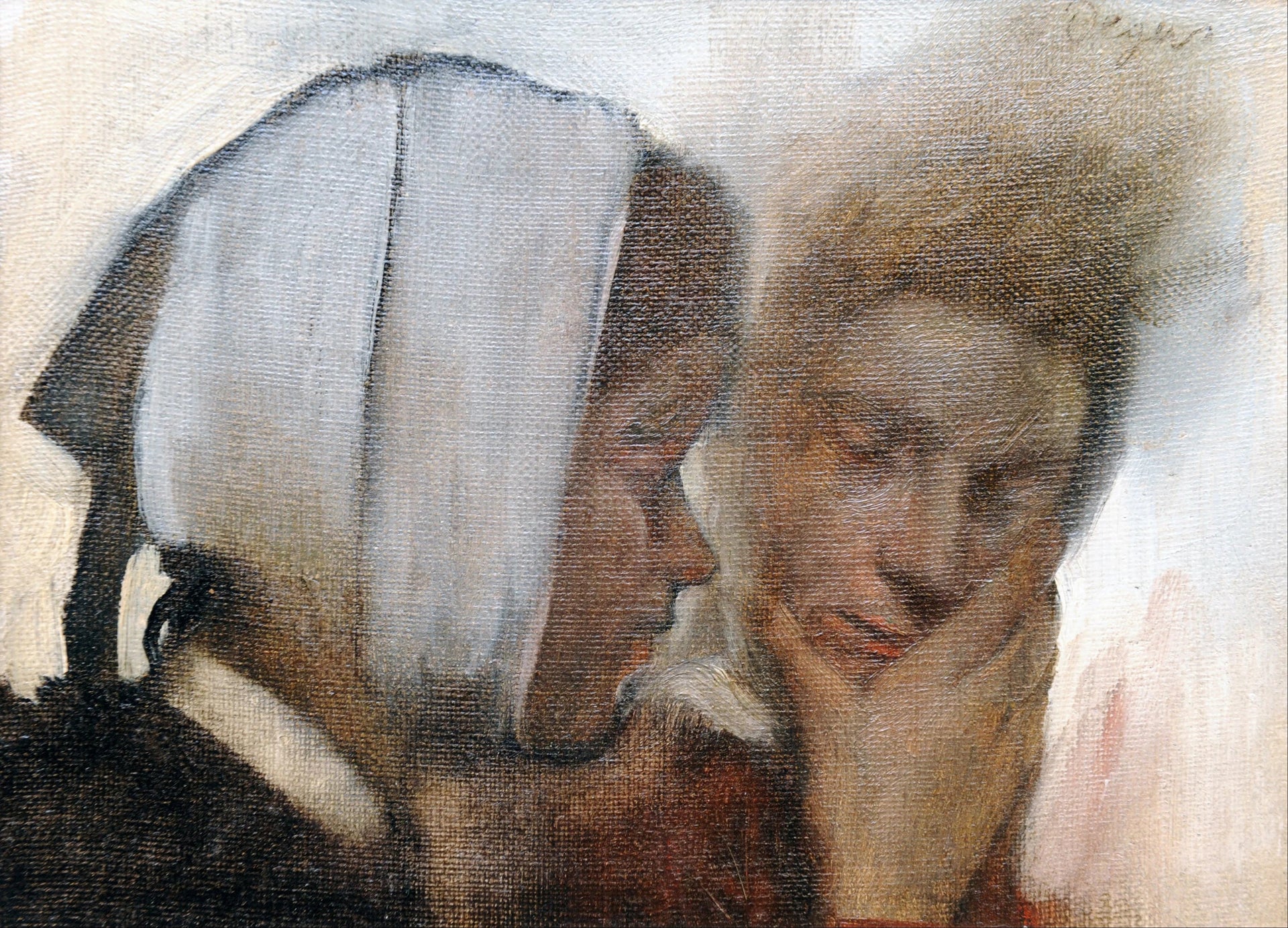 Les Blanchisseuses par Edgar Degas – reproduction peinture à l’huile sur toile