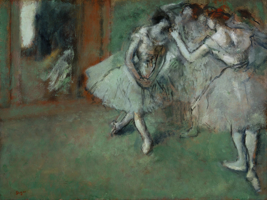 Um grupo de dançarinos - Edgar Degas