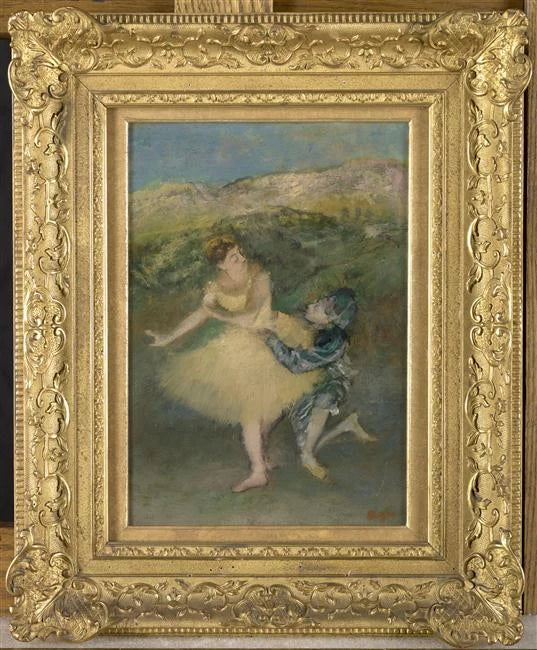 Arlequim e Colombina - Edgar Degas