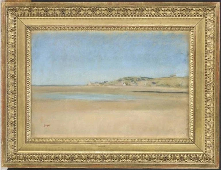 casas à beira-mar - Edgar Degas