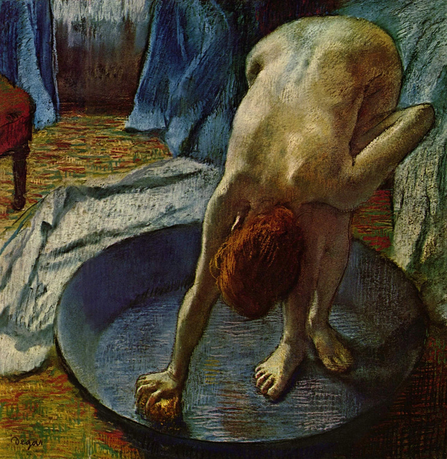 Mulher com a bacia - Edgar Degas