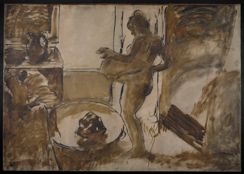 Mulher no Banho - Edgar Degas