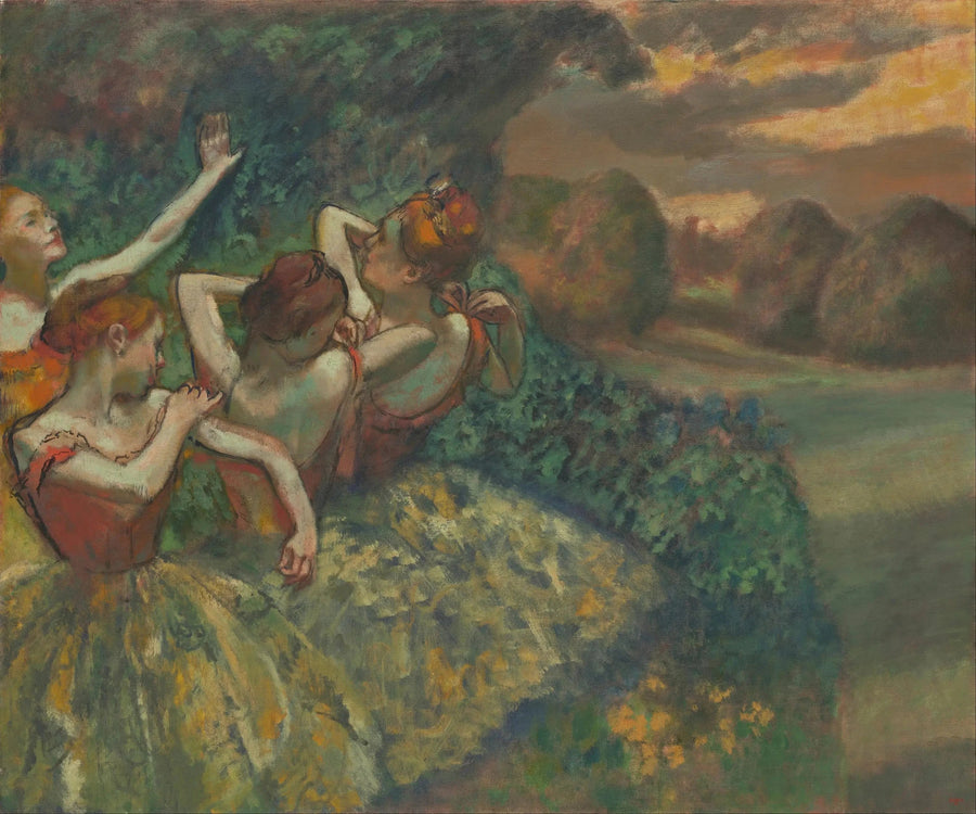 Quatro dançarinos - Edgar Degas