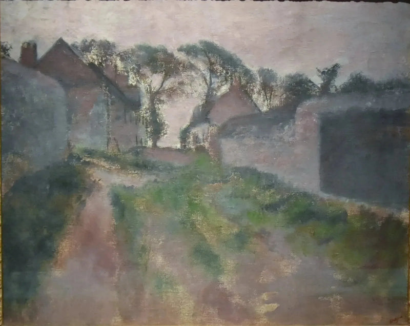 Rua da aldeia. Saint-Valéry-sur-Somme - Edgar Degas