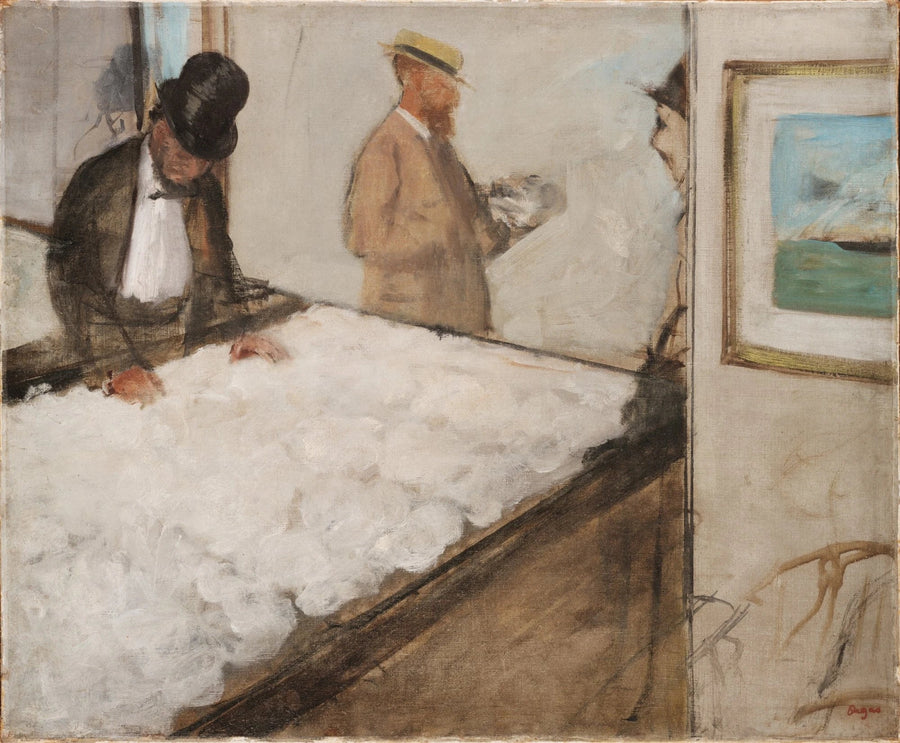 Comerciantes de algodão em Nova Orleans - Edgar Degas