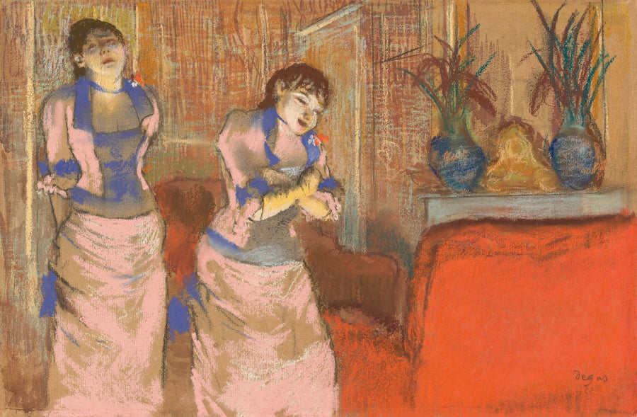 Deux Femmes d’Edgar Degas – reproduction peinture à l’huile sur toile