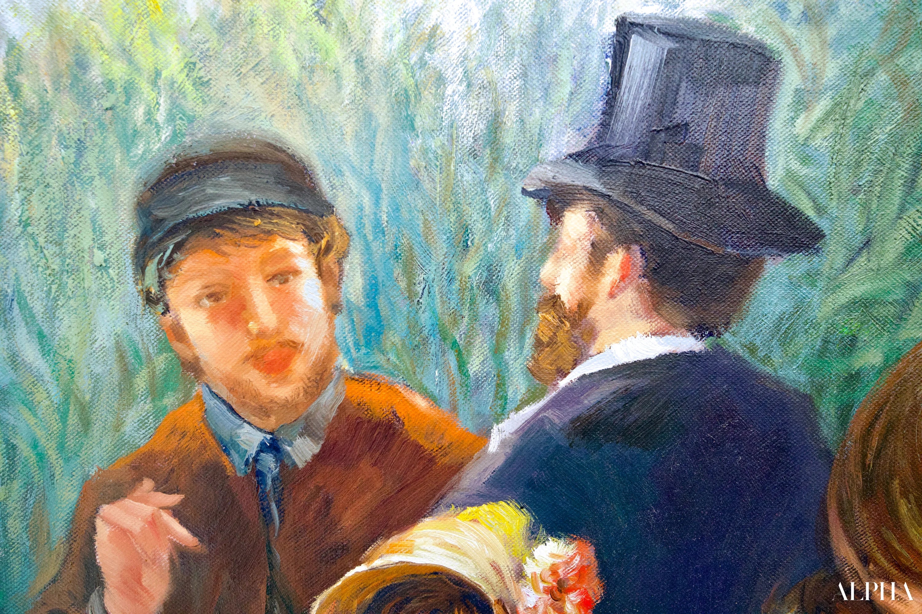 Déjeuner des Canotiers (Renoir) - Alpha Reproduction | 160 x 120 cm Reproductions de tableaux à la peinture à l’huile