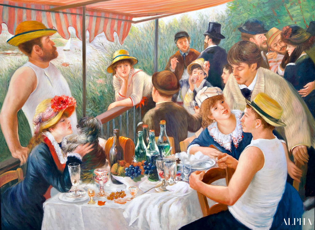 Déjeuner des Canotiers (Renoir) - Alpha Reproduction | 160 x 120 cm Reproductions de tableaux à la peinture à l’huile