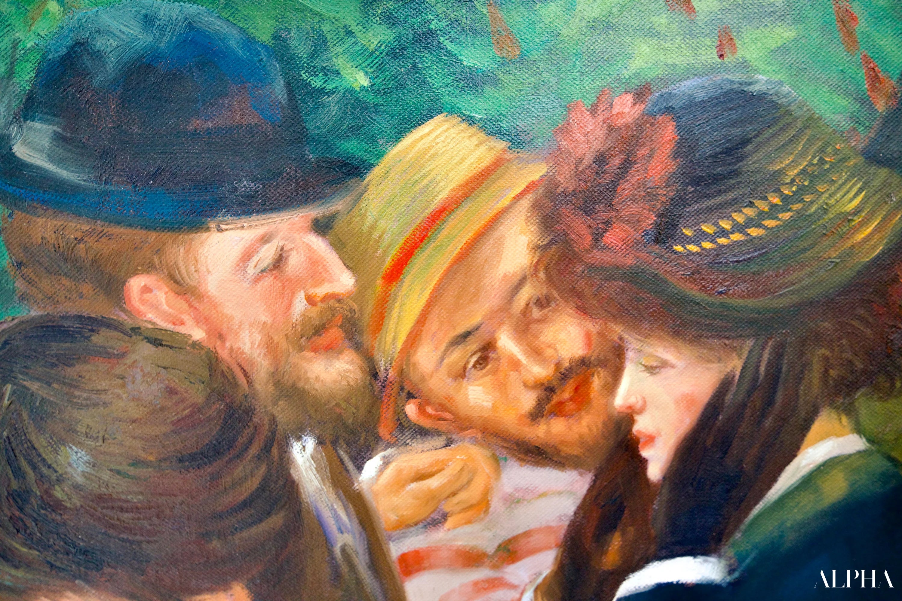 Déjeuner des Canotiers (Renoir) - Alpha Reproduction | 160 x 120 cm Reproductions de tableaux à la peinture à l’huile