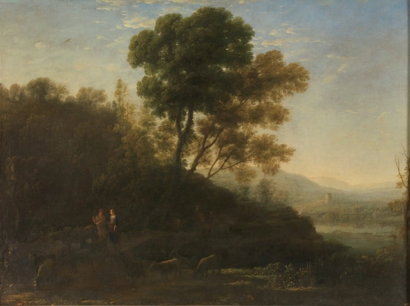Partida com o rebanho - Claude Lorrain