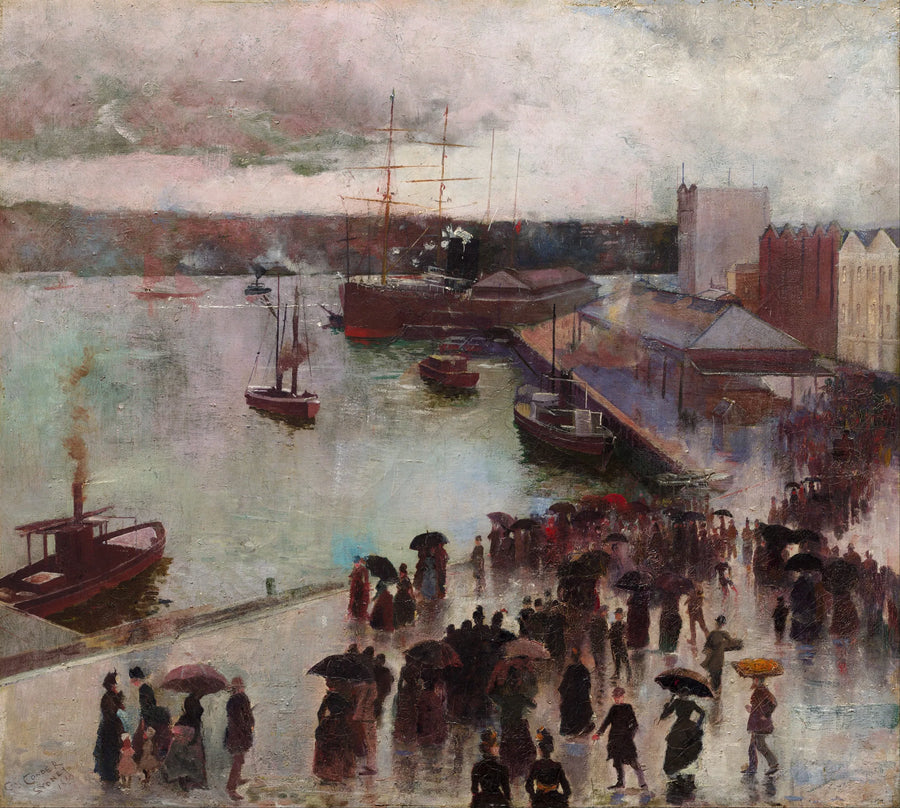 Partida do Oriente - Cais Circular - Charles Conder