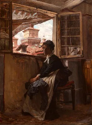 Desde o sótão de Ferrara - Giovanni Boldini