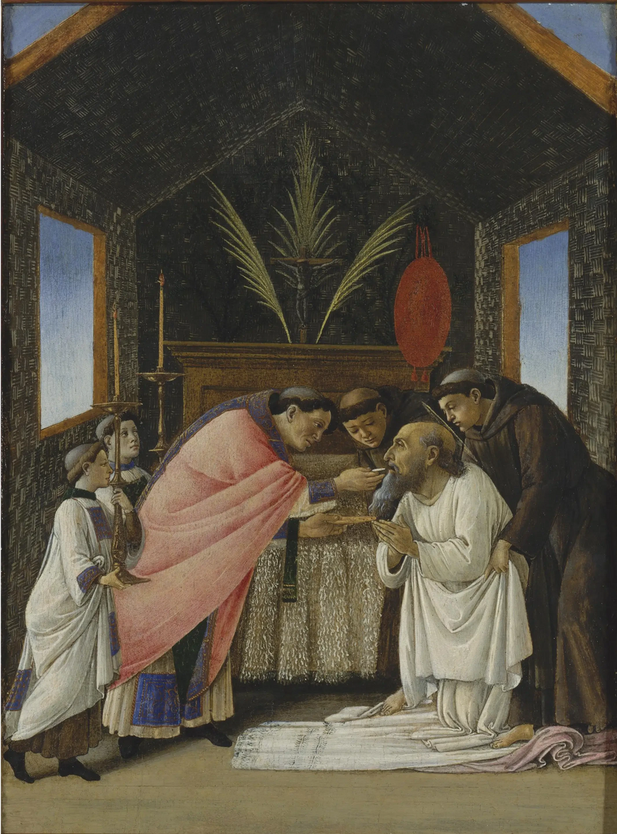 A Última Comunhão de São Jerônimo - Sandro Botticelli