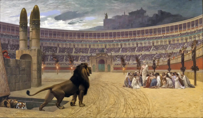 Últimas orações dos mártires cristãos - Jean-Léon Gérôme