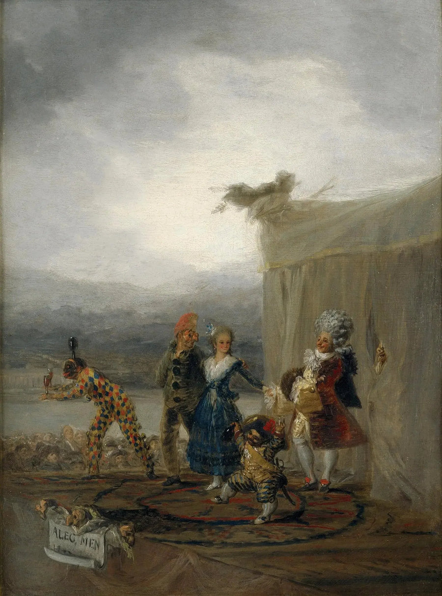 Atores cômicos ambulantes - Francisco de Goya